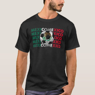 Mexico Soccer Team Supporter Mexican Flag 2022 T-Shirt