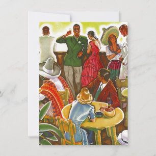 Mexico South of the Border Blank Party Invitations