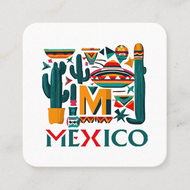 MEXICO SQUARE BUSINESS CARD (Front)