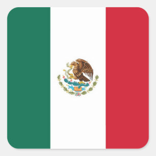 MEXICO SQUARE STICKER