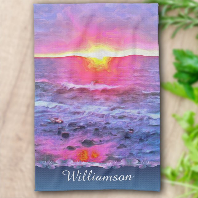 Mexico Sunset 0909 Tea Towel (Creator Uploaded)