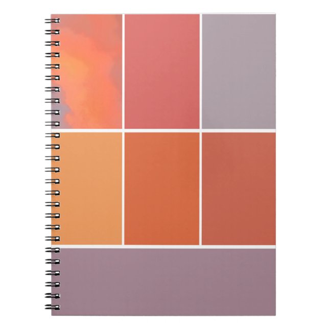 Mexico Sunset Colours Notebook (Front)
