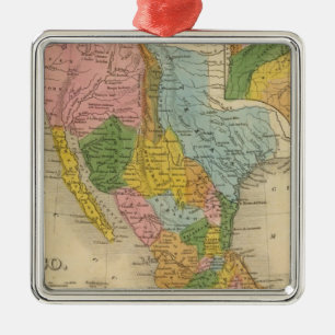 Mexico, Texas Metal Ornament