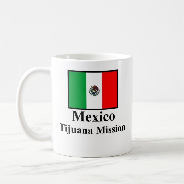Mexico Tijuana Mission Drinkware Coffee Mug (Left)