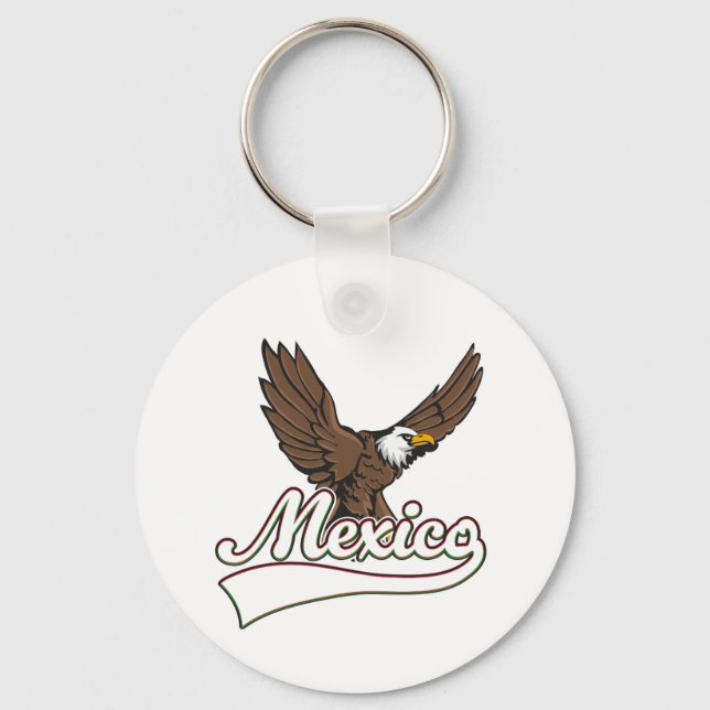 Mexico Travel logo Key Ring (Front)