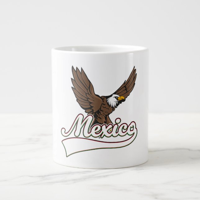Mexico Travel logo Large Coffee Mug (Front)