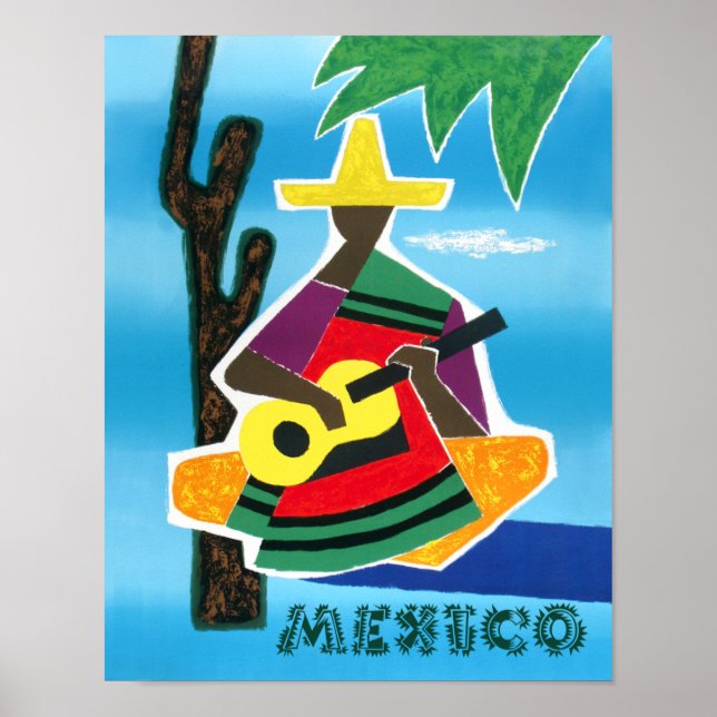 Mexico travel poster. poster (Front)