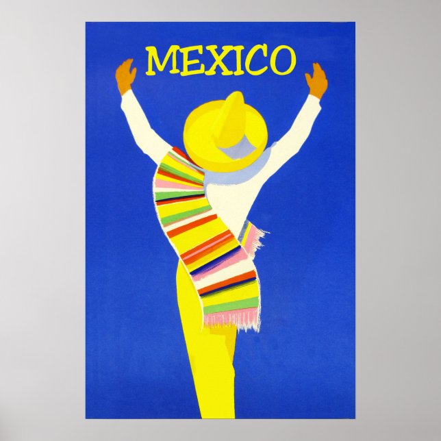 Mexico travel poster. poster (Front)