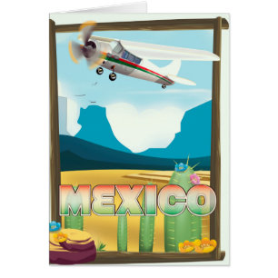 Mexico Travel poster print.