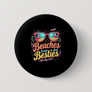 Mexico Trip Beaches Booze Besties Girls Trip Beach 6 Cm Round Badge
