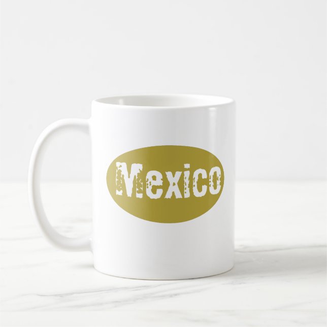 Mexico Unique Font Mug (Left)