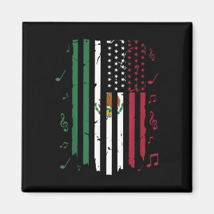 Mexico Us Flag Patriot Mexican Flag American Flag Magnet