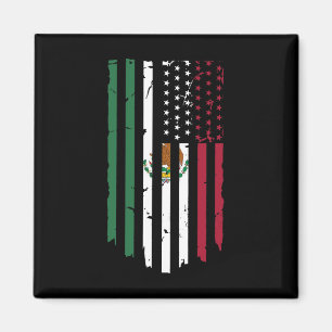 Mexico Us Flag Patriot Mexican Flag American Flag Magnet