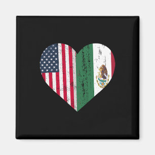 Mexico Us Flag Patriot Mexican Flag American Flag Magnet