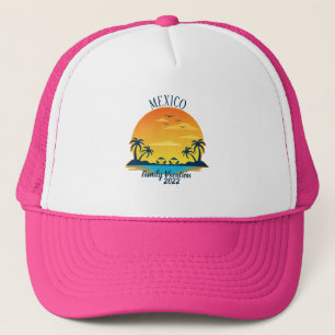 Mexico  Vacation 2021 Travel Trip Group Matching Trucker Hat