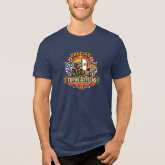 Mexico-Venezuela Topos Aztecas Rescue Team Emblem  Tri-Blend Shirt
