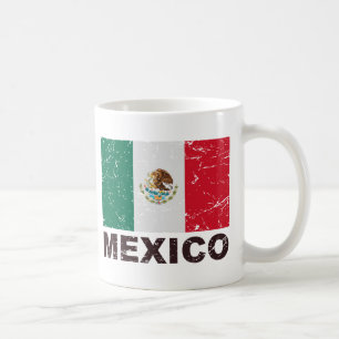 Mexico Vintage Flag Coffee Mug