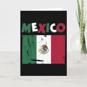 Mexico Vintage Mexican Flag Pride Hat Jersey 1 Card