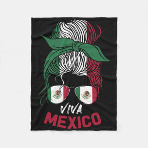 Mexico Vintage Mexican Flag Pride Hat Jersey 2 Fleece Blanket