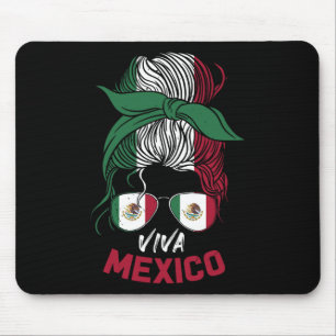 Mexico Vintage Mexican Flag Pride Hat Jersey 2 Mouse Pad