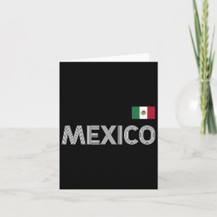 Mexico Vintage Mexican Flag Pride Hat Jersey Card