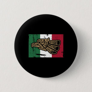 Mexico Vintage Mexican Flag Pride Hecho En Mexico  6 Cm Round Badge