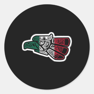 Mexico Vintage Mexican Flag Pride Hecho En Mexico  Classic Round Sticker