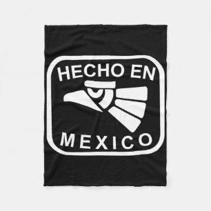 Mexico Vintage Mexican Flag Pride Hecho En Mexico Fleece Blanket