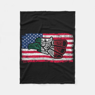 Mexico Vintage Mexican Flag Pride Hecho En Mexico Fleece Blanket