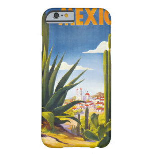 Mexico Vintage Poster Restored Barely There iPhone 6 Case
