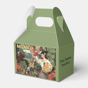 Mexico vintage travel favour box