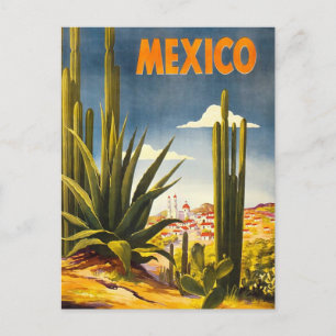Mexico Vintage Travel Postcard