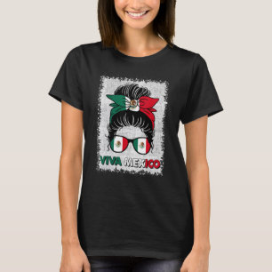 Mexico Viva Mexico Pride Mexican Flag T-Shirt