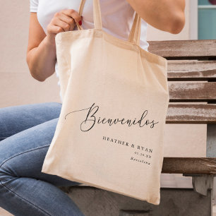 Mexico Wedding Tote Bienvenidos Welcome Tote Bags