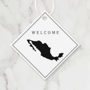 Mexico Welcome Bag Gift Tag for Wedding Weekend
