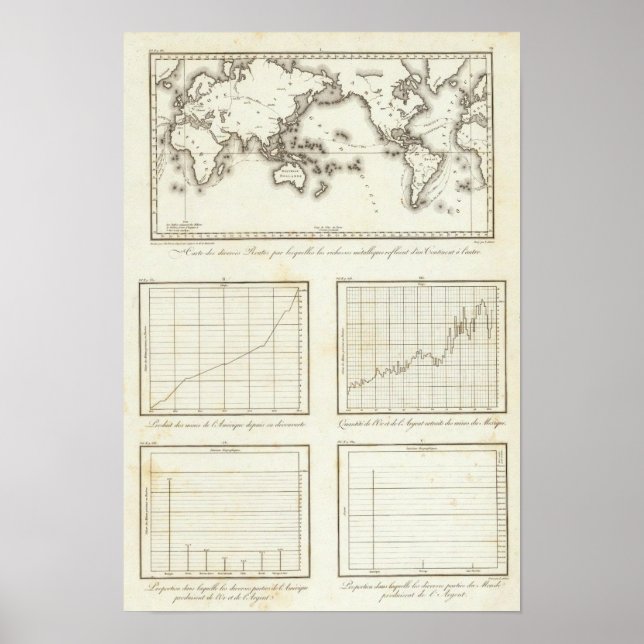 Mexico World One world map Poster (Front)