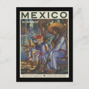 Mexico Xochimilco Postcard