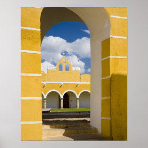 Mexico, Yucatan, Izamal. The Franciscan Convent 2 Poster