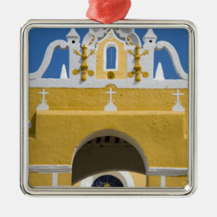 Mexico, Yucatan, Izamal. The Franciscan Convent Metal Tree Decoration