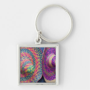 Mexico, Yucatan, Merida, traditional woven Key Ring