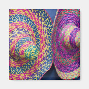Mexico, Yucatan, Merida, traditional woven Magnet