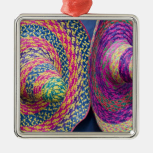 Mexico, Yucatan, Merida, traditional woven Metal Tree Decoration