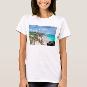 Mexico, Yucatan, Peninsula, Ruins Of Tulum, Mayan T-Shirt