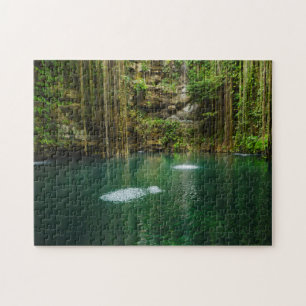 Mexico, Yucatan, Scenic Lake Jigsaw Puzzle