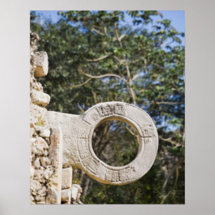 Mexico, Yucatan, Uxmal. Uxmal, a large Poster