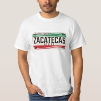 MEXICO ZACATECAS CITY LISENCE PLATE