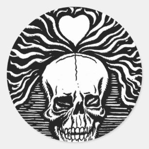 Mexico's "Day of the Dead" circa 1924 Classic Round Sticker