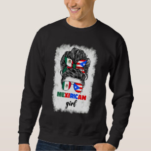 Mexirican Girl Mix Half Mexican And Puerto Rican R Sweatshirt