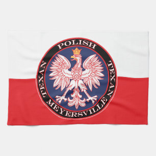 Meyersville Polish Texan Tea Towel