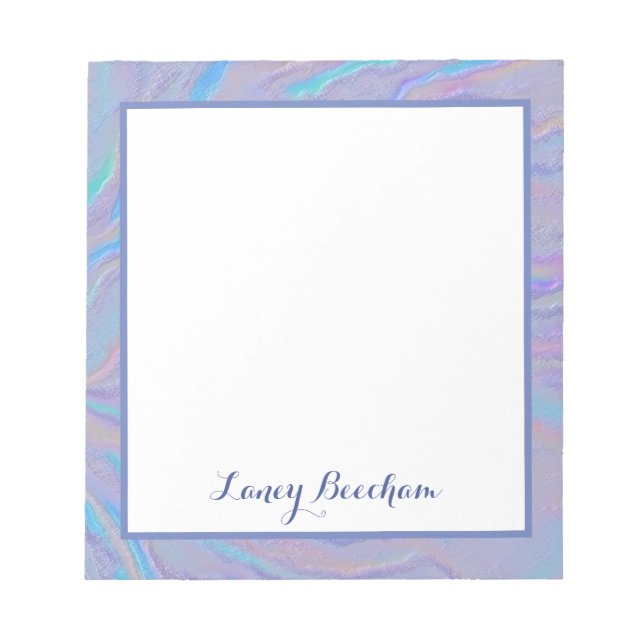 Mezmerizing Iridescent Stone Notepad (Front)